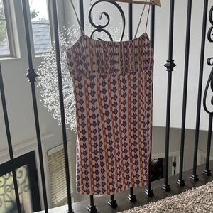 Anthropologie Maeve Geo Pattern Dress